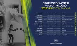 Spor Masörü ve Spor Kondisyoneri 2025 yılı takvimi güncellendi