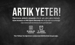 Artık Yeter! Öğretmene uzanan her el, geleceğimize uzanmaktadır!