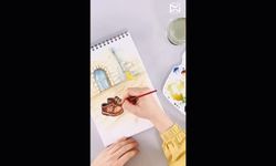 Yol kenarında kalan küçük bir çift ayakkabı…