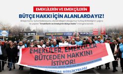 Emeklilerin Ve Emekçilerin Bütçe Hakkı İçin Alanlardaydık