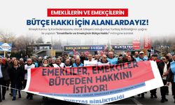 Emeklilerin Ve Emekçilerin Bütçe Hakkı İçin Alanlardaydık
