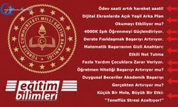 Eğitim Bilimlerinde yeni araştırma sonuçları
