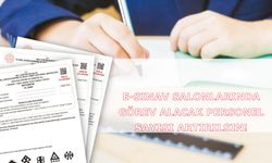 E-Sınav Salonlarında Görev Alacak Personel Sayısı Artırılsın!