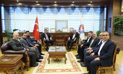 Mehmet Akif Ersoy Üniversitesi Rektörü Prof. Dr. Hüseyin Dalgar’ı ziyaret