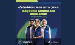 “Gönüllüyüz Biz” Proje Desteği sonuçları açıklandı.