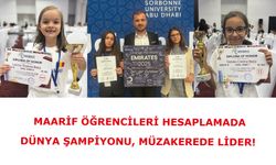 Maarif Öğrencileri Hesaplamada Dünya Şampiyonu, Müzakerede Lider!