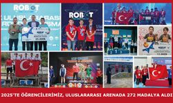 Öğrencilerimiz, 2025 yılında katıldıkları uluslararası yarışmalarda 272 madalya kazandı