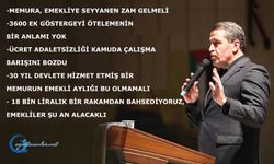 Memura, emekliye seyyanen zam gelmeli