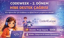 Dijital Avrupa Programı Kademeli Çağrı CodeWeek 2. Dönem Hibe Destek Çağrısı