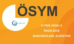 e-YDS 2026/1 İngilizce Başvuruları Alınıyor