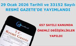 657 Sayılı Kanunda Önemli Değişiklikler Yapıldı