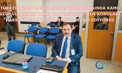 Türkiye Kamu-Sen olarak, Torba kanunu hassasiyetle takip etmeye devam ediyoruz