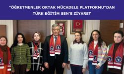 Öğretmen adaylarının temsilcileri Türk Eğitim Sen'i ziyaret etti