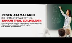 Resen atamalarda geri adım plansızlığın göstergesidir!