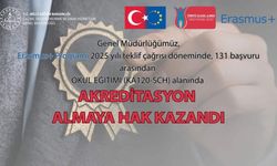 Erasmus Programı Okul Eğitimi Alanında Erasmus Akreditasyonuna hak kazandık