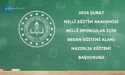 2026 Şubat Millî Eğitim Akademisi Millî Sporcular İçin Beden Eğitimi Alanı Hazırlık Eğitimi Başvurusu