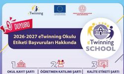 2026-2027 Dönemi eTwinning Okulu Etiketi Başvuruları hakkında bilgilendirme