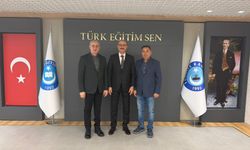 Kemal Kazak ve Gökhan Şahin veda ziyaretine geldiler