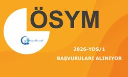 2026-YDS/1: Başvuruları Alınıyor