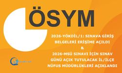 ÖSYM'den Duyurular
