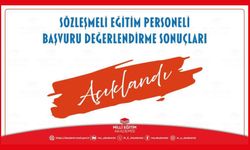 Sözleşmeli Eğitim Personeli Başvuru Değerlendirme Sonuçları Açıklandı