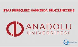 Staj Süreçleri Hakkında Bilgilendirme