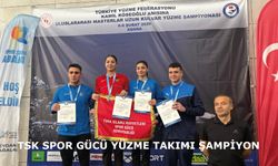 TSK Spor Gücü Yüzme Takımı Şampiyon oldu