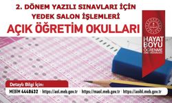 2025-2026 Eğitim Öğretim Yılı 2. Dönem Yazılı Sınavları İçin Yedek Salon İşlemleri
