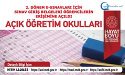 2. Dönem E-Sınavları İçin Sınav Giriş Belgeleri Öğrencilerin Erişimine Açıldı