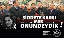 Şiddete Karşı MEB Önündeydik