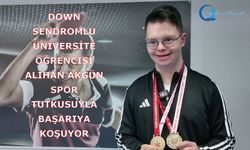 Down sendromlu üniversite öğrencisi spor tutkusuyla başarıya koşuyor
