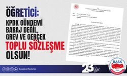 KPDK Gündemi Baraj Değil, Grev Ve Gerçek Toplu Sözleşme Olsun