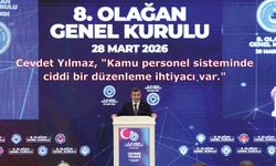 Cevdet Yılmaz, "Kamu personel sisteminde ciddi bir düzenleme ihtiyacı var."