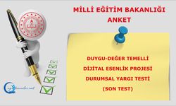 Duygu-Değer Temelli Dijital Esenlik Projesi Durumsal Yargı Testi (Son Test)