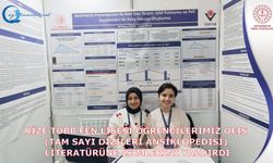 Rize TOBB Fen Lisesi Öğrencilerimiz OEIS (Tam Sayı Dizileri Ansiklopedisi) Literatürüne İsimlerini Yazdırdı