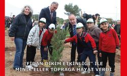 Fidanlar geleceğe nefes olması için toprakla buluşturuldu