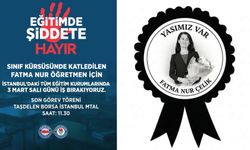 Fatma Nur Öğretmene Son Görev