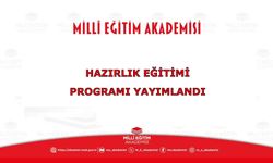 Millî Eğitim Akademisi hazırlık eğitimi programı yayımlandı