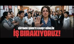 Eğitimde Şiddete Karşı 1 Günlük İş Bıraktık