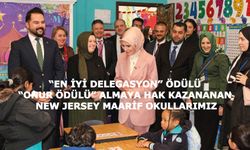 “En İyi Delegasyon” ve “Onur Ödülü” almaya hak kazandığı New Jersey Maarif Okullarımız