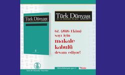 Makale kabulü devam ediyor!