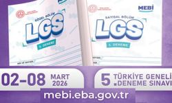 5. Çevrim içi denememiz MEBİ'de seni bekliyor