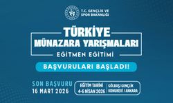 2026 Türkiye Münazara Yarışmaları Eğitmen Eğitimi Başvuruları Başladı