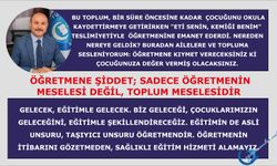"Eti senin, kemiği benim" teslimiyetiyle öğretmenine emanet ederdi. Nereden nereye geldik?