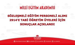 Sözleşmeli Eğitim Personeli Alımı: 2914'e Tabi Öğretim Üyeleri İçin Sonuçlar Açıklandı