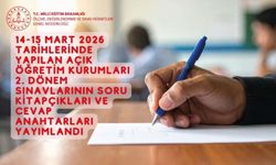 Açık Öğretim Kurumları 2. Dönem Sınavlarının Soru Kitapçıkları Ve Cevap Anahtarları Yayımlandı