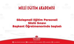 Sözlü Sınav Başkent Öğretmenevinde başladı