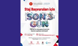 Staj Başvuruları İçin Son 3 Gün!