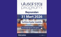 Ulusal Staj Programı’na başvuruları 31 Mart’a kadar uzatıyoruz
