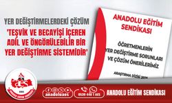 Yer Değiştirmelerdeki Çözüm 'Teşvik Ve Becayişi İçeren Adil Ve Öngörülebilir Bir Yer Değiştirme Sistemidir'